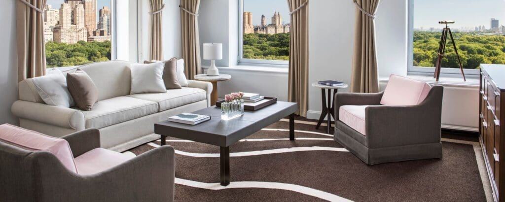 Ritz-Carlton Central Park is a luxury hotel in one of the best locations in New York